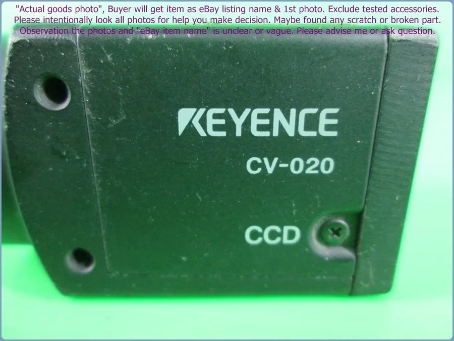 Камера машинного зрения KEYENCE CV-020 CCD Vision Camera w/ 35mm 1:1.9 Lens
