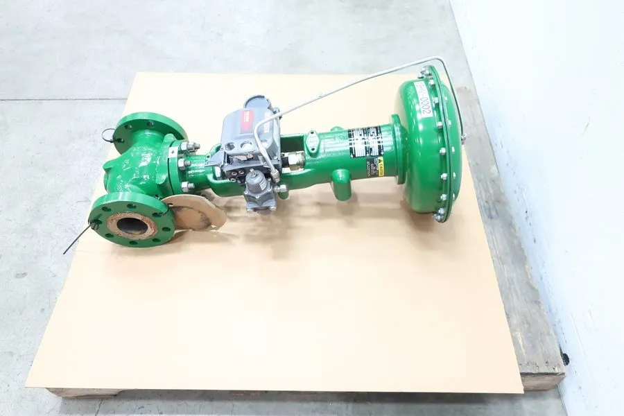 Клапан Fisher ET 667 Size 30i Dvc6200hw2 Pneumatic Steel Flanged Control Valve 1