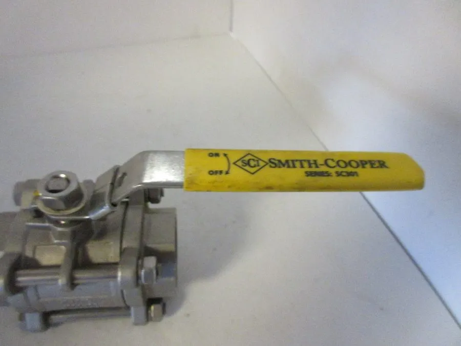 Клапан Smith-Cooper SC301SWG 1 1/4" 316 Stainless Socket Weld Ball Valve 1000 WO — фото лота 2