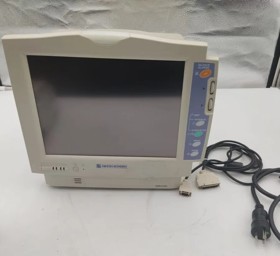 Монитор пациента 2006 Nihon Kohden Model BSM-5106A Bedside Patient Monitor W/ Le
