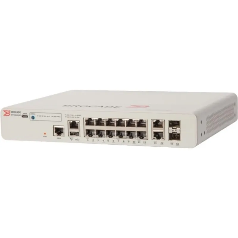 Коммутатор Ruckus Brocade ICX 7150 12-Port Compact PoE+ Switch (ICX7150-C12P-2X1