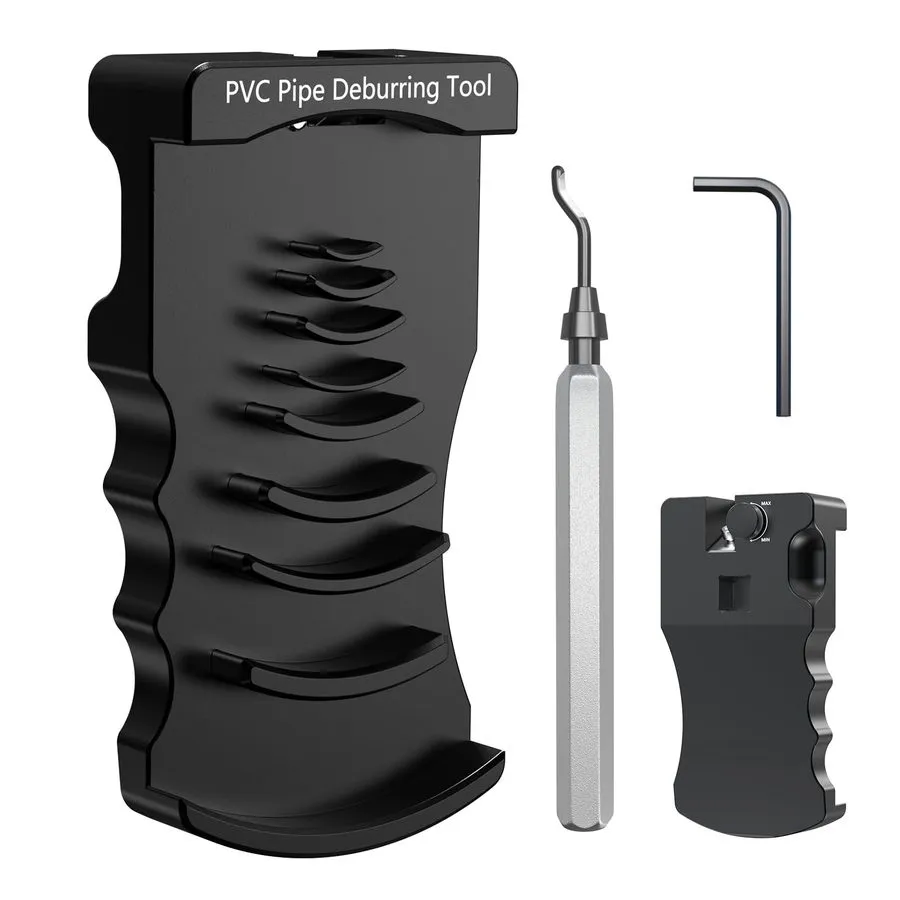 Док-станция 9-in-1 Adjustable PVC Pipe Deburring & Chamfer Tool Set, Reamer
