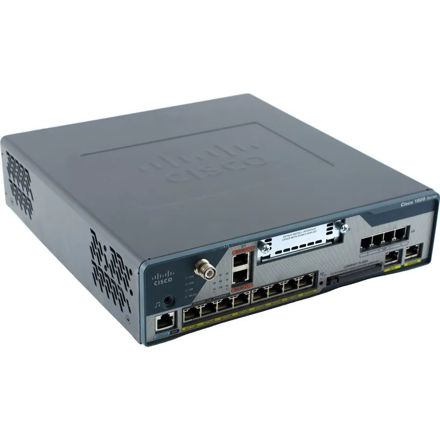 Маршрутизатор Cisco C1861-SRST-C-B/K9 Integrated Services Router Voice Security — фото лота 2