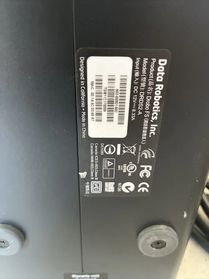 СХД Drobo FS DRDS2-A 5 SATA Bays External Network Attached Storage PLEASE