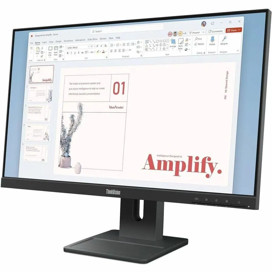 Монитор Lenovo ThinkVision E24-40 24 Class Full HD LED Monitor 16:9 Raven Black