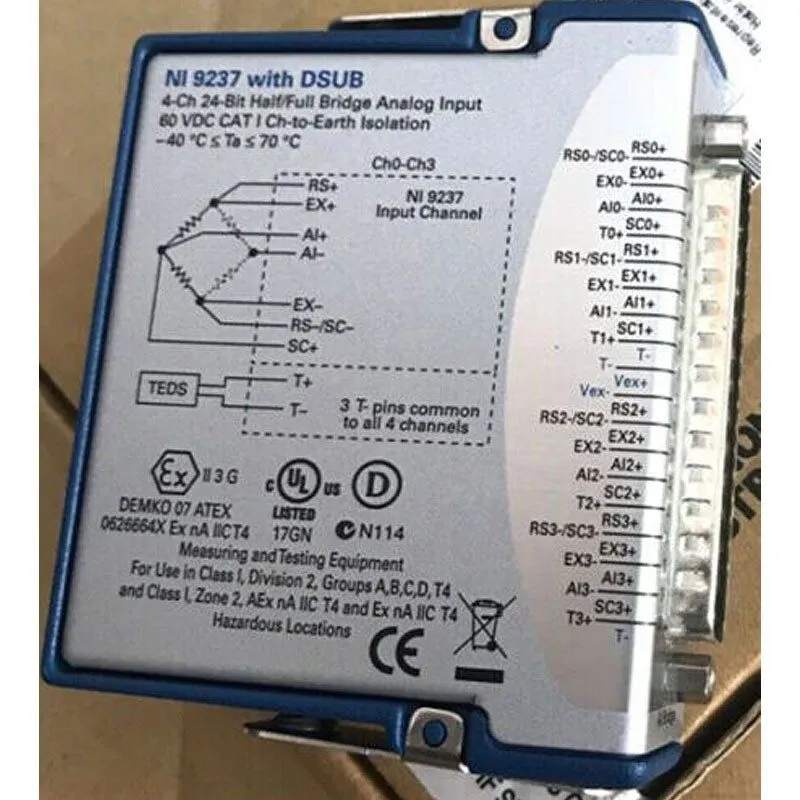 Модуль ввода-вывода National Instruments NI 9237 4-Channel Bridge Input Module R