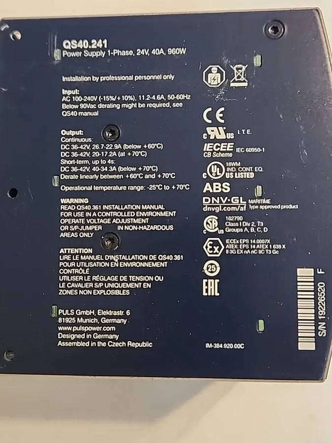 Блок питания QS40.241