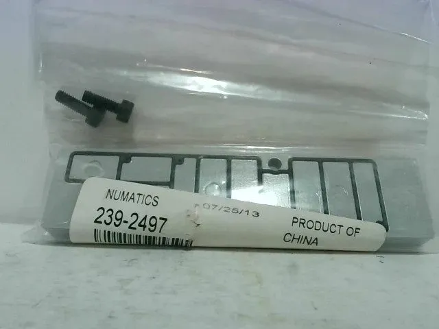 Коллектор Numatics 239-2497 Pneumatic Manifold Blank Plate ISO 15407-2 26mm