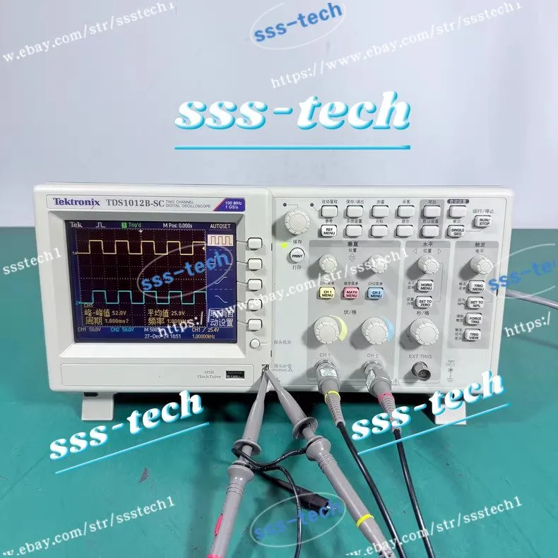 Осциллограф Tektronix TDS1012B-SC Oscilloscope, dual-channel 100MHz#XX