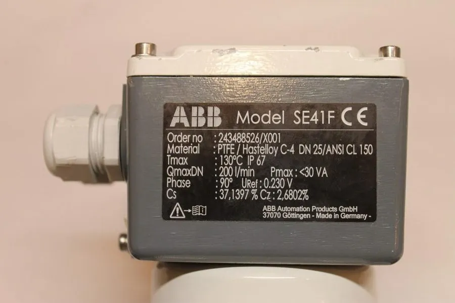 Расходомер ABB Model SE41F 243488526/X001 Magnetic Flow Meter — фото лота 1