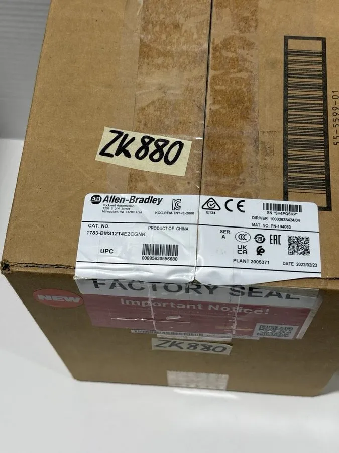 Коммутатор Allen-Bradley Stratix 5700 Ethernet Managed 18port Switch 1783-BMS12T — фото лота 1