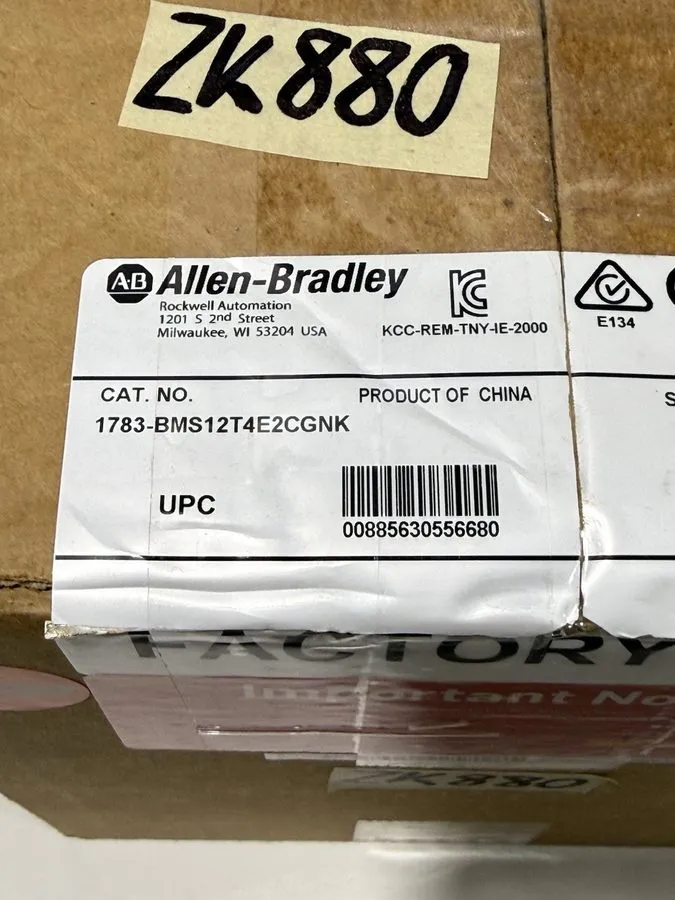 Коммутатор Allen-Bradley Stratix 5700 Ethernet Managed 18port Switch 1783-BMS12T — фото лота 2
