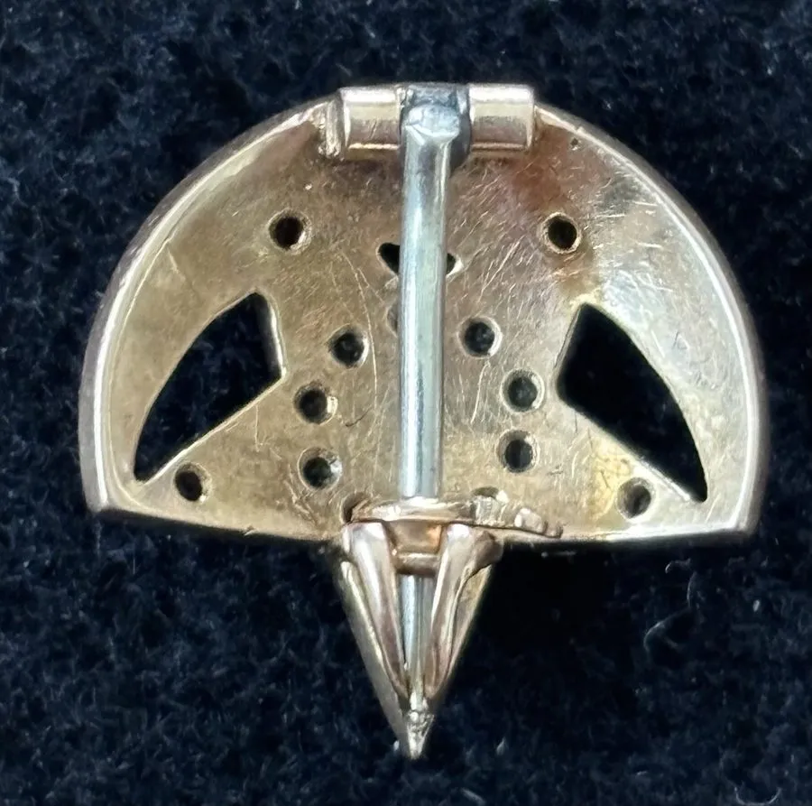 Лабораторный прибор c1890s Kappa Sigma Fraternity Badge Pin / Diamonds & Emerald