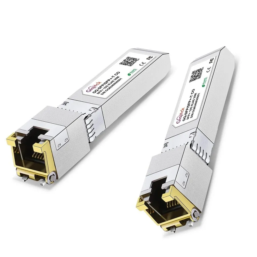 Трансивер 10G SFP+ to RJ45 Copper Ethernet Transceiver Module, 1.25G/2.5G/5G/10G — фото лота 1