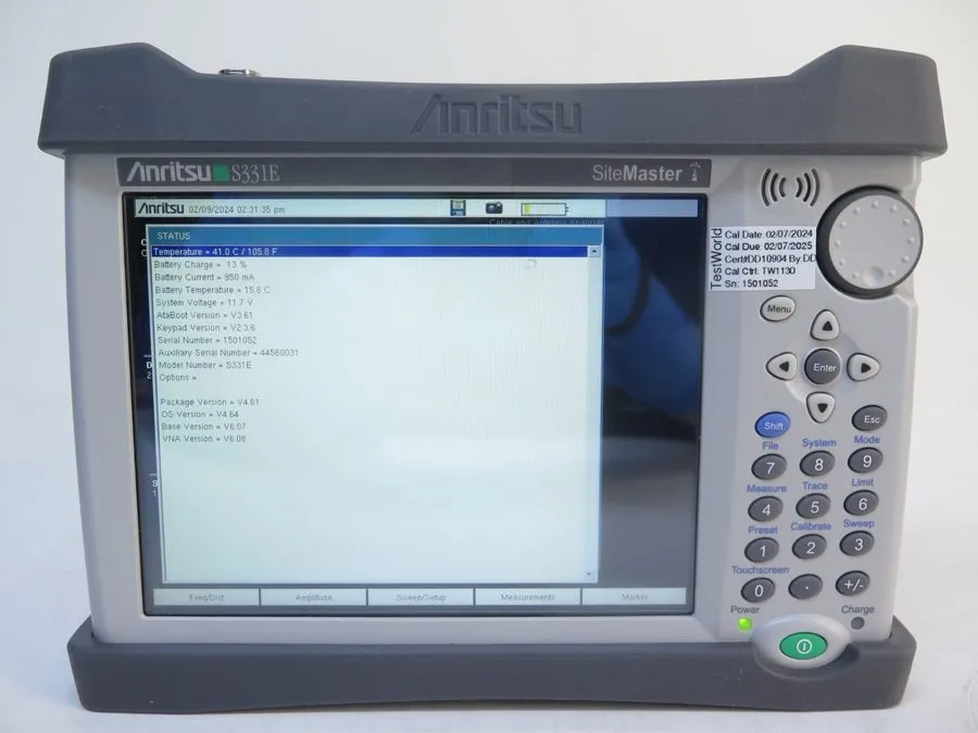 Анализатор Anritsu S331E SiteMaster Cable & Antenna Analyzer Opt 10/19/21 2-4GHz