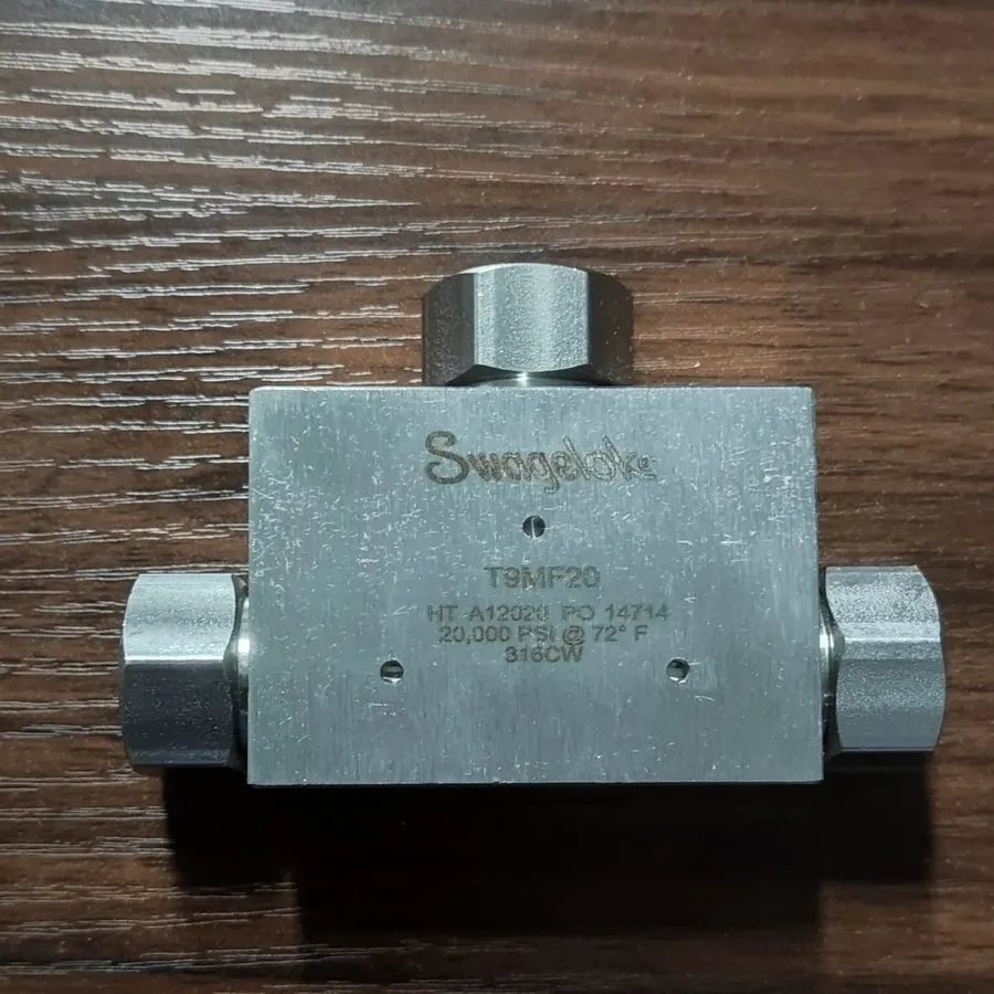 Фитинг Swagelok T9MF20 Manual Needle Valve 20,000 PSI