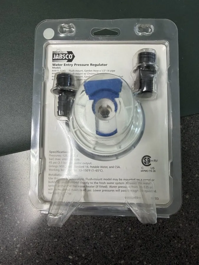 Трубопроводная арматура Jabsco Water Pressure Regulator Flush Mount White 44412- — фото лота 2