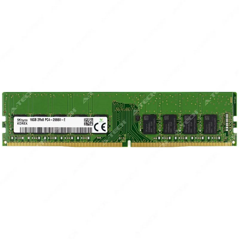 Модуль памяти Hynix 16GB 2Rx8 PC4-2666V ECC UDIMM DDR4-21300 ECC Unbuffered Serv