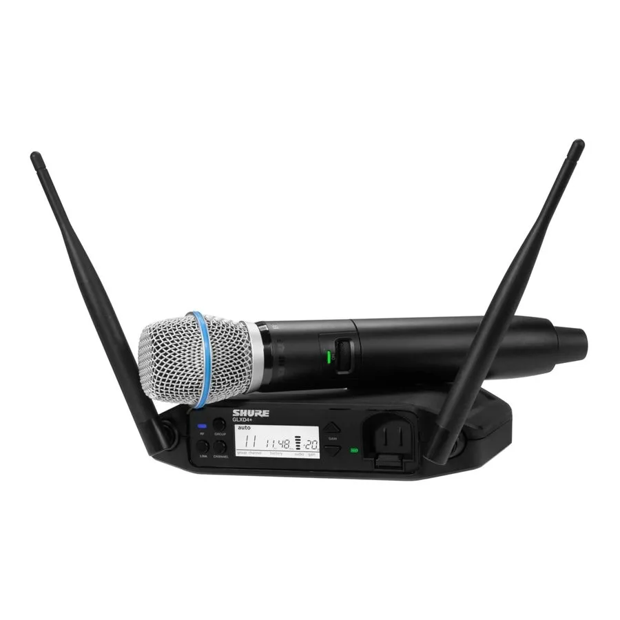 Радиосистема Shure GLXD24+/B87A Digital Dual-Band Wireless Rechargeable Micropho