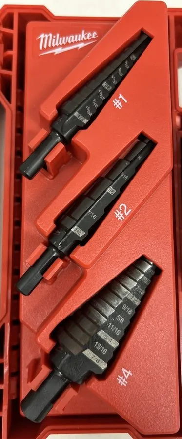 Режущий инструмент Milwaukee 48-89-9221 Milwaukee Tool Step Drill Bit Set