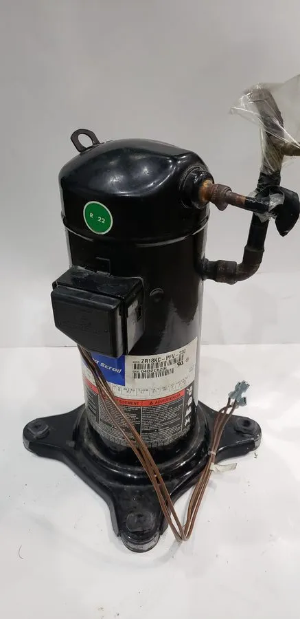 Компрессор Copeland Scroll ZR18KC-PFV-230 208-230V 1 Phase A/C Compressor — фото лота 1