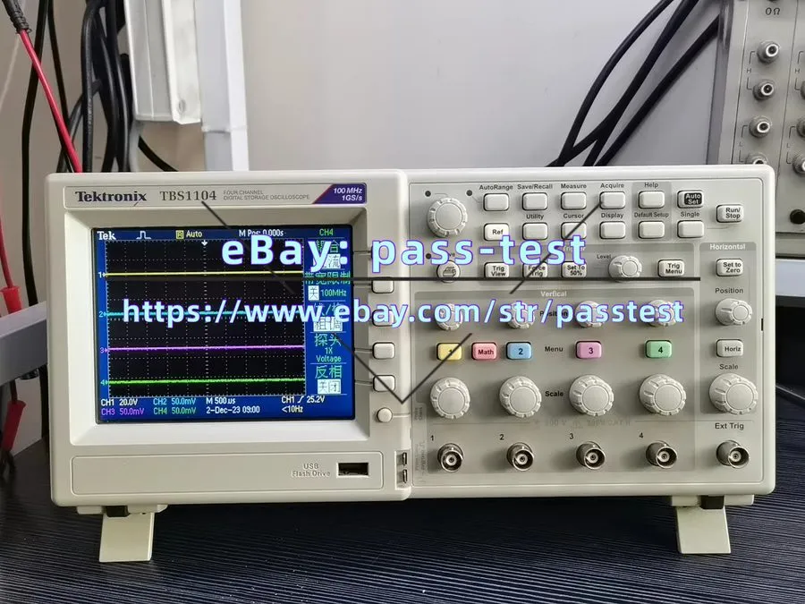 Осциллограф TEKTRONIX TBS1104 100M Four-channel Tektronix oscilloscope,%95NEW