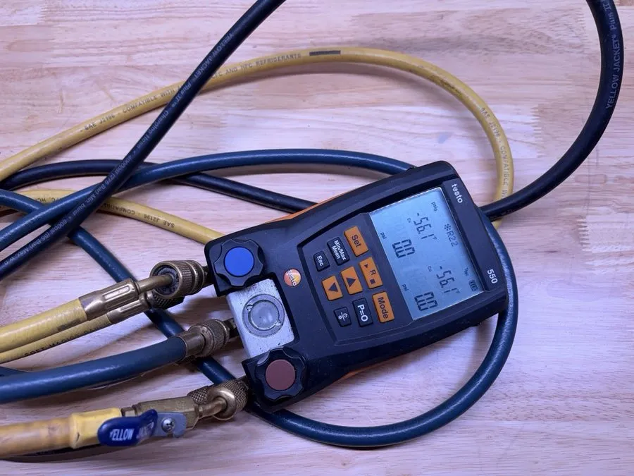 Манометрический коллектор Testo 550 Digital HVAC Refrigeration Pressure Manifold