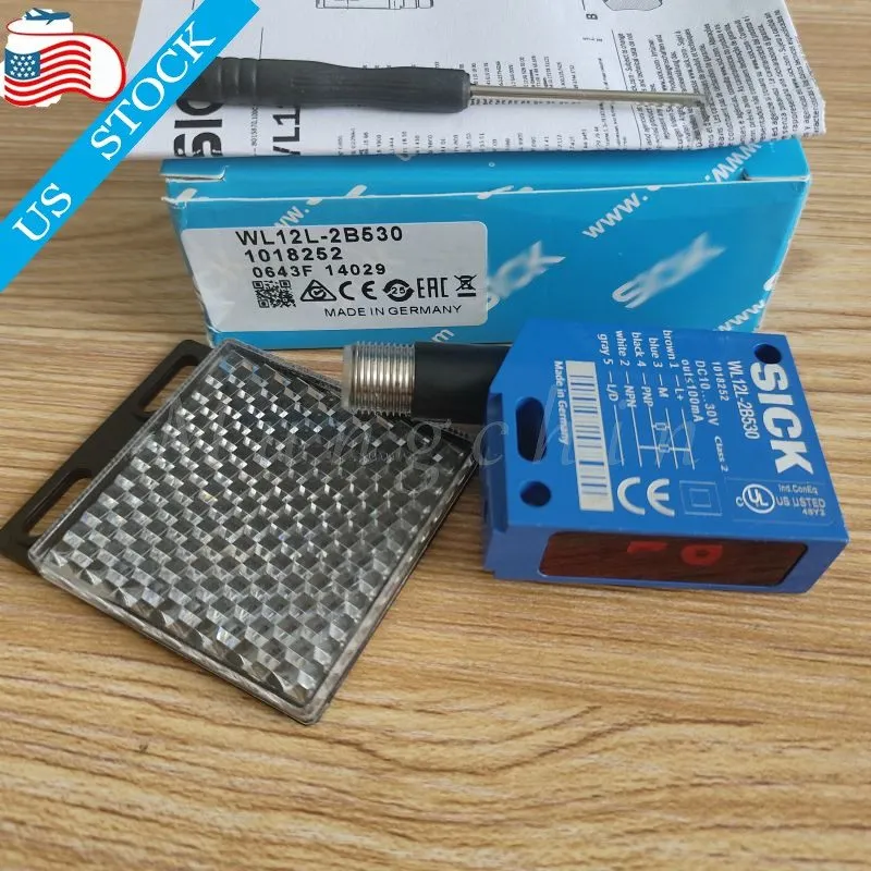 Фотоэлектрический датчик SICK WL12L-2B530 PHOTOELECTRIC LASER SENSOR 1018252 10-