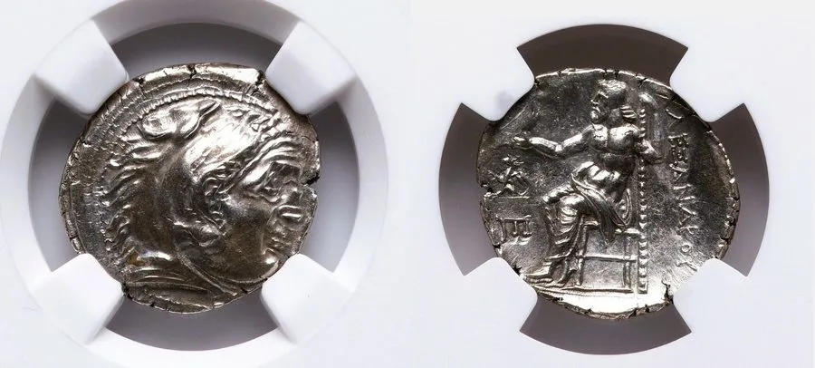 Лабораторный прибор Alexander the Great III AV Stater Gold Macedon Coin 336-323