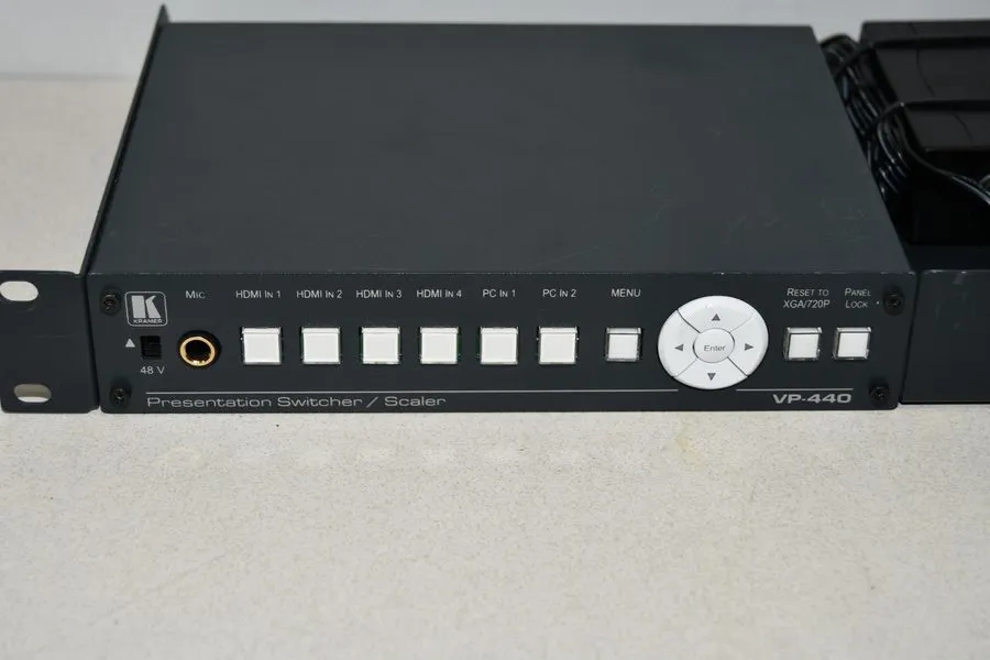 Видеокоммутатор KRAMER VP-440 6–Input Presentation Switcher Scaler HDBaseT HDMI