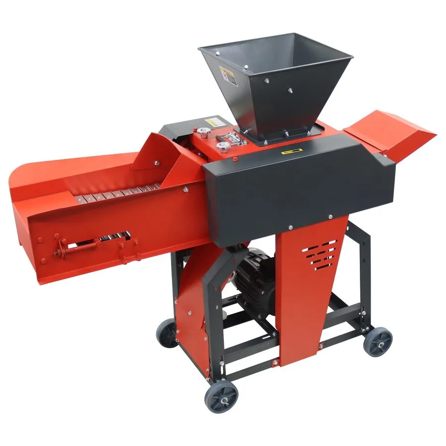 Конвейер 4-Blade 400-800kg/h Hay Cutter Pulverizer Straw Feed Crusher 220V 3KW C