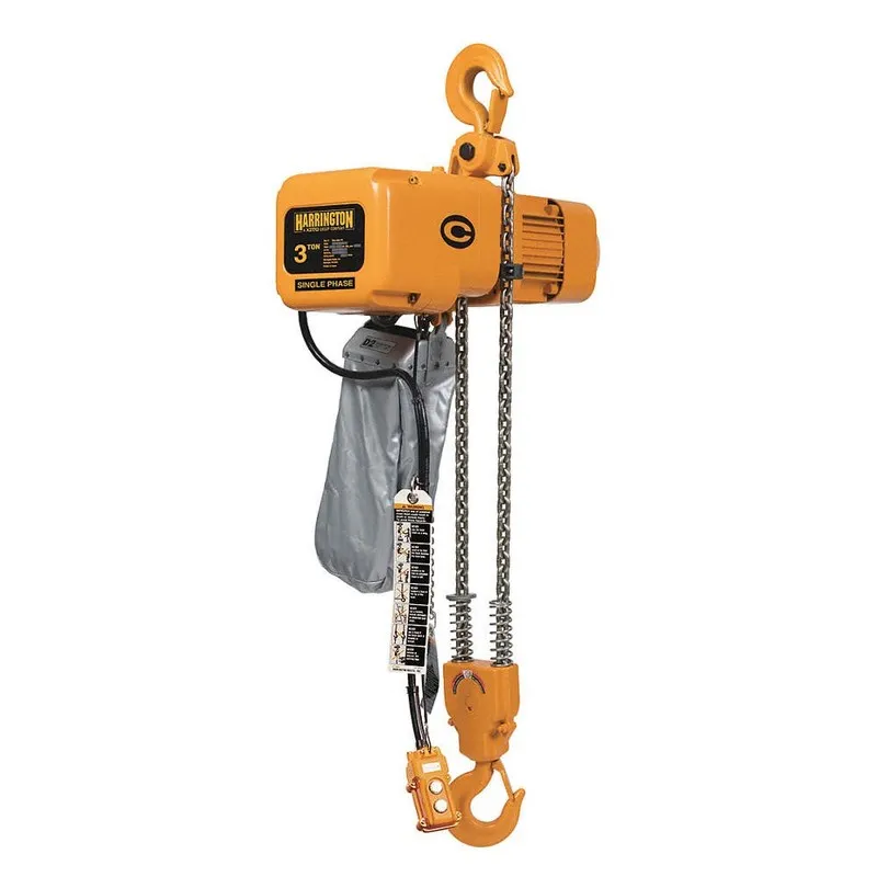 Таль Harrington Sner030c-20 Electric Chain Hoist, 6, 000 Lb, 20 Ft, Hook Mounted — фото лота 1