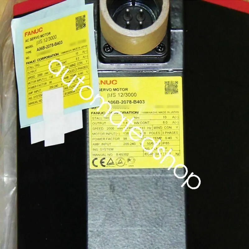 Серводвигатель FANUC A06B-2078-B403 AC servo motor Shipping