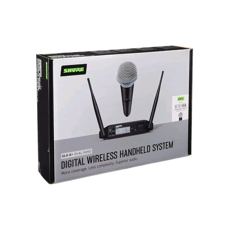 Микрофон Shure GLXD24+/B58-Z3 Dual-Band Wireless Handheld Microphone