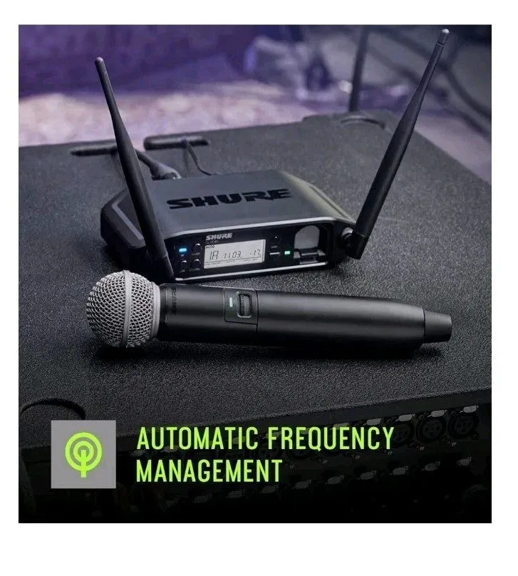 Микрофон Shure GLXD24+/B58-Z3 Dual-Band Wireless Handheld Microphone — фото лота 2