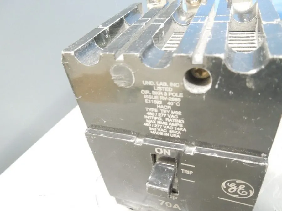 Автоматический выключатель ABB / General Electric GE TEY370 3p 70a 480v Circuit 