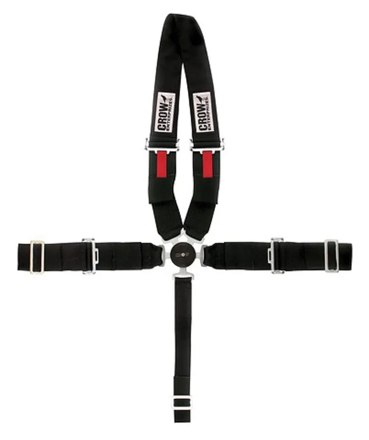 Жгут проводов Crow Safety 11114D 5-Point SFI Harness, Camlock, Pul Up, Wrap, U-T — фото лота 1