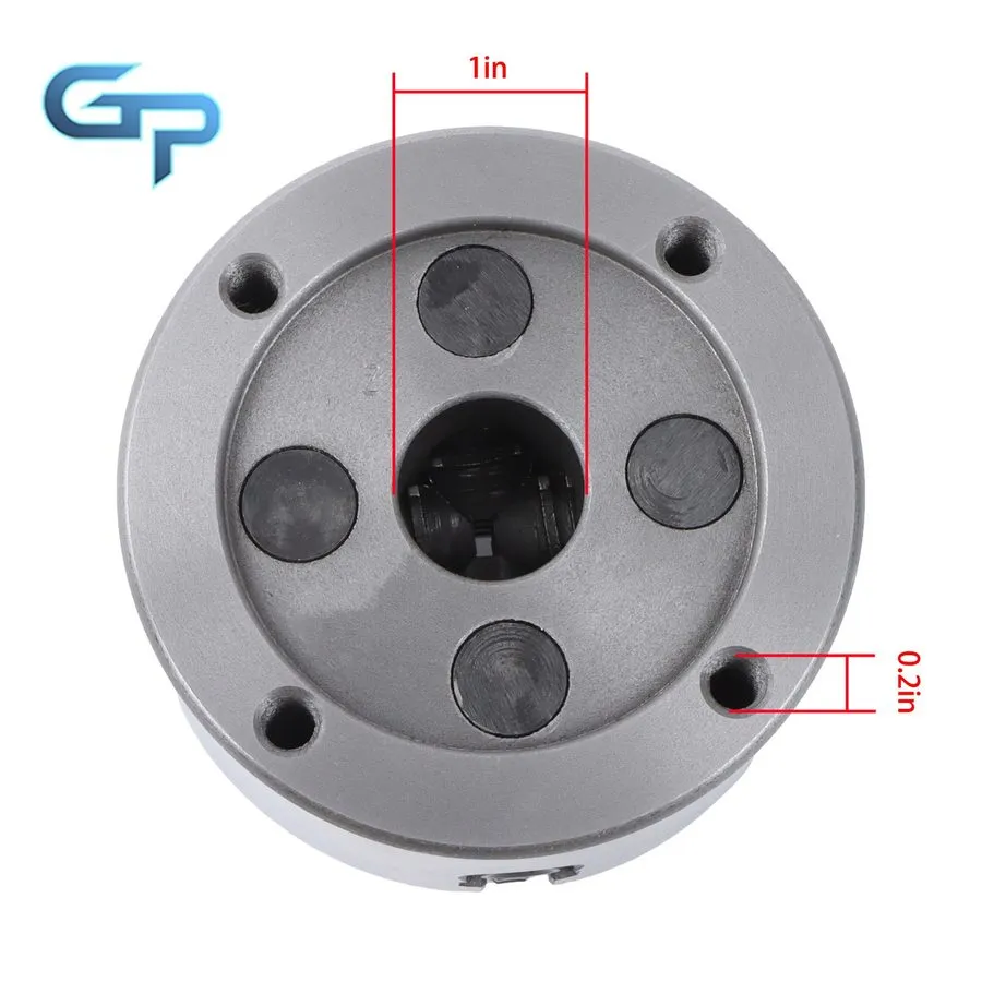 Режущий инструмент 4 Jaw Metal Lathe Chuck Self Centering K72-100 100mm 3.93" Ca — фото лота 2