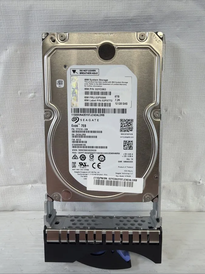 Жёсткий диск Seagate Exos 7E8 6TB 3.5" Enterprise SAS 12Gb/s HDD ST6000NM0095 72