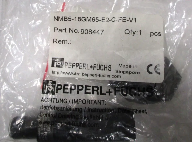 Датчик приближения PEPPERL FUCHS 908447 NMB5-18GM65-E2-C-FE-V1 PROXIMITY SENSOR 