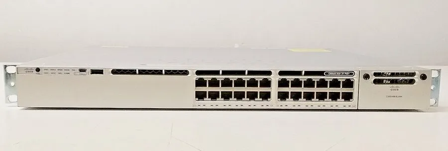 Коммутатор Cisco Catalyst WS-C3850-24P-S Switch 24 Port Gigabit PoE+ 715W — фото лота 1