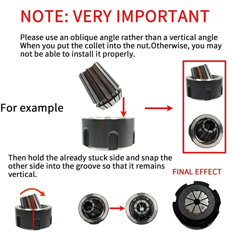 Режущий инструмент MT3ER32 Collet Chuck Holder M12 Thread MT3 Morse Taper Shank