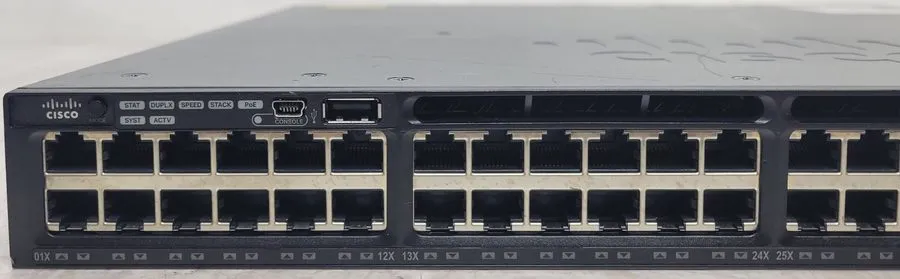 Коммутатор Cisco WS-C3650-48FD-L V03 48-Port PoE+ Gigabit Ethernet Switch 2x 10G