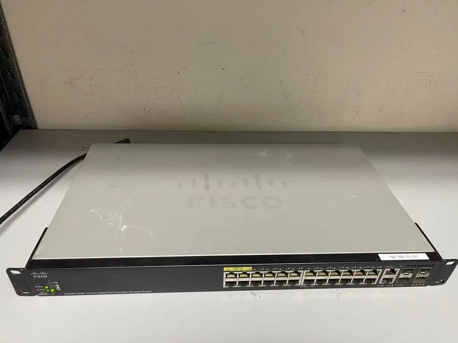Коммутатор CISCO SG350X-24MP-K9 24 port Gigabit PoE Stackable Network Switch