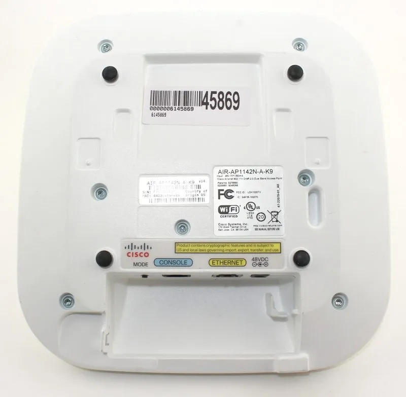 Точка доступа Wi-Fi Cisco AIR-AP1142N-A-K9 Wireless Dual Band Access Point 802.1 — фото лота 2