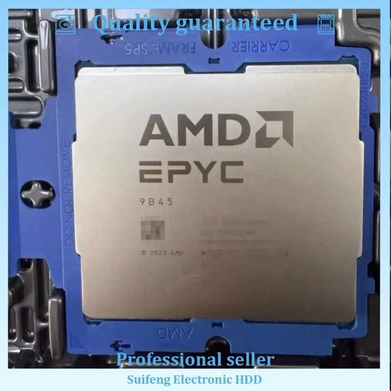 Процессор AMD EPYC 9B45 CPU Processor 2.7GHz 128Cores 256Threads SP5 TDP-500W of — фото лота 1