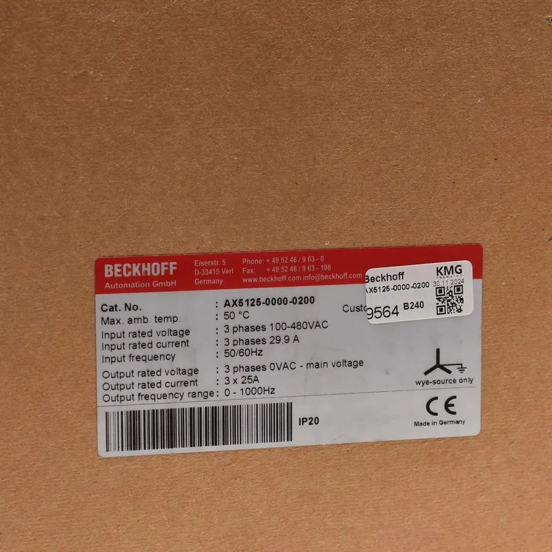 Сервопривод BECKHOFF AX5125-0000-0200 Servo Driver