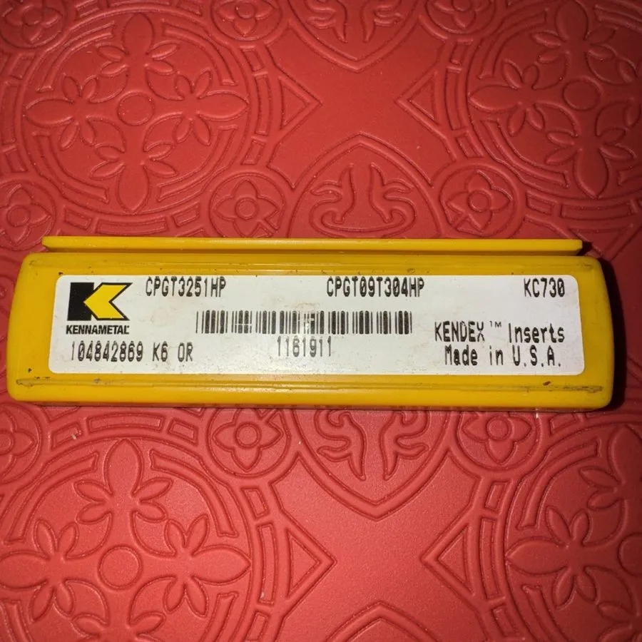 Режущий инструмент KENNAMETAL KENLOC DPGT3251HP KC730 Carbide Indexable Turning 