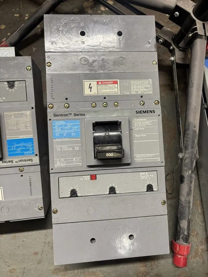 Автоматический выключатель SIEMENS SENTRON SERIES 800 AMP CIRCUIT BREAKER 600 VA