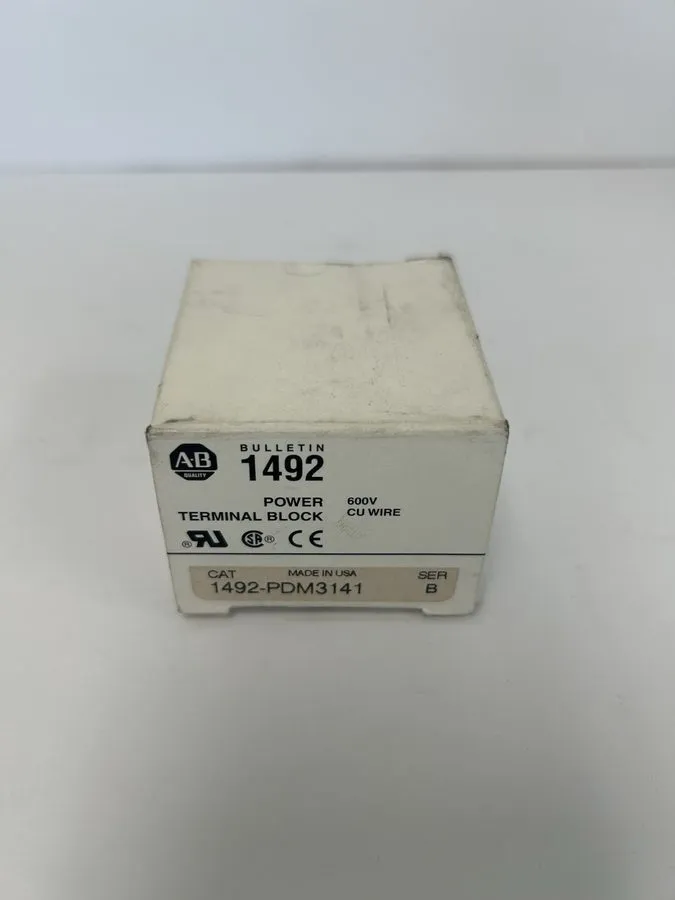 Клеммник Allen-Bradley 1492-PDM3141 Ser. C Distribution Block 600V 115A